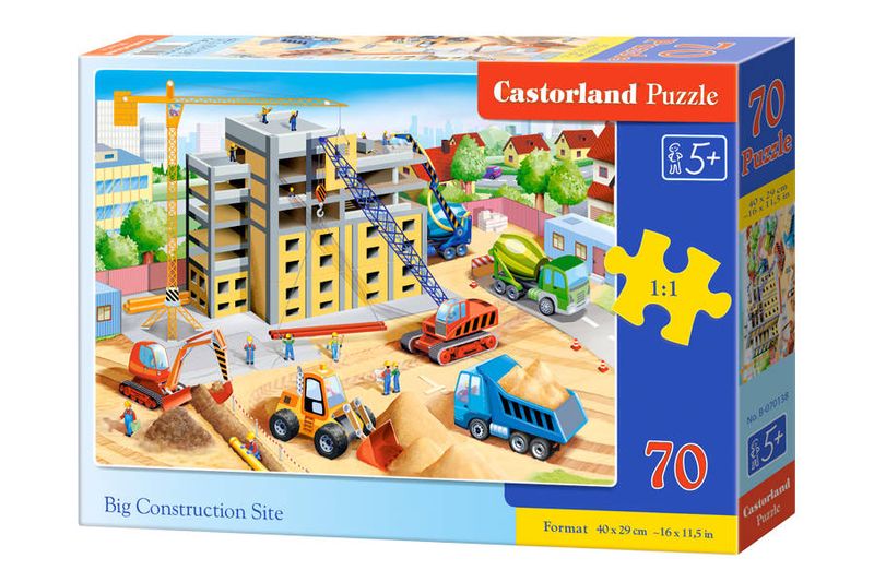 Puzzle 70 el. Big Construction Site zdjęcie 1