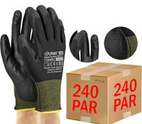 Rękawice Robocze Czarne J-TIMIPOLI_BB10-XL - 240 Par