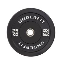 Obciążenie olimpijskie bumper Black UNDERFIT 25 kg