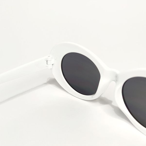 OKULARY PRZECIWSŁONECZNE KURT COBAIN NIRVANA BIAŁE zdjęcie 5