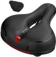 SIODEŁKO ROWEROWE ŻELOWE SZEROKIE MIĘKKIE WYGODNE Z AMORTYZACJĄ NA ROWER