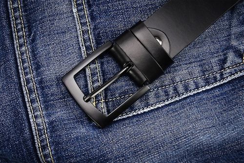 Męski Pas SKÓRZANY do Spodni JEANS szeroki 120cm na Arena.pl