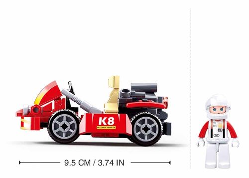 KLOCKI SLUBAN TOWN Samochod terenowy Jeep 4x4 135 el. kompatybilne z LEG COB na Arena.pl