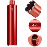 WIERTŁO KORONOWE DIAMENTOWE DO BETONU 83 x 450mm WIERTNICA OTWORNICA Delphi