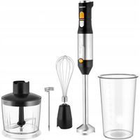 Blender ręczny pionowy Sencor SHB 6302BK 5w1 1200W TITANIUM QuadBlade