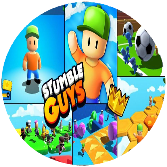 Opłatek na tort Stumble Guys zdjęcie 1