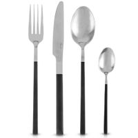 Zestaw Sztućców Sztućce Stalowe dla 6 Osób 24 el Widelec Łyżka Nóż Łyżeczka