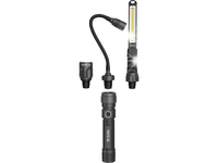 YATO LAMPA WARSZTATOWA LATARKA AKUMULATOROWA WYMIENNE GŁOWICE 3w1 YT-08521