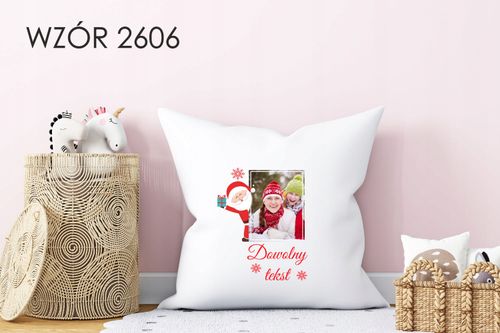 Poduszka z nadrukiem PREZENT ŚWIĄTA MIKOŁAJ na Arena.pl