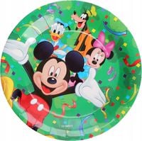 TALERZYKI PAPIEROWE Myszka Miki ZESTAW URODZINOWY NA PRZYJĘCIE 6SZT