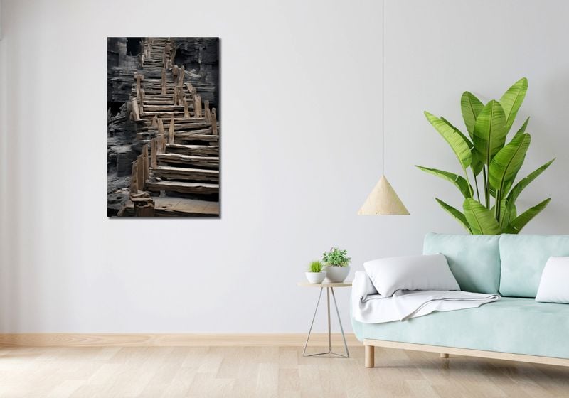 Obraz 60x100cm Schody do Nieznanego zdjęcie 2