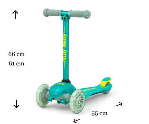 Milly Mally Scooter Zapp Mint na Arena.pl