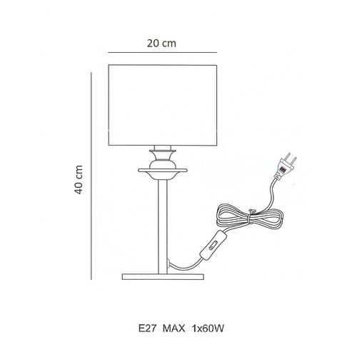 Lampa Stołowa Berella Light Adozo T BL3397 na Arena.pl
