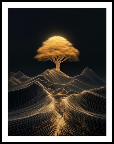 Plakat 50x65cm Drzewo Energii na Arena.pl