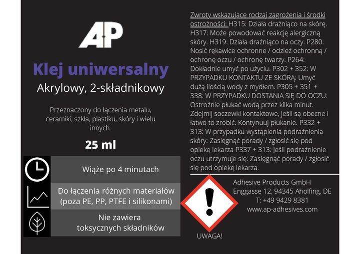 Klej akrylowy MOCNY dwuskładnikowy zdjęcie 8