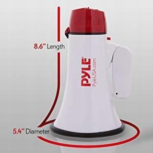 MEGAFON PYLE TYPU HORN PRZENOŚNY FUNKCJA SYRENY MOCNY BARDZO GŁOŚNY 108dB ! na Arena.pl