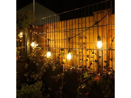 Girlanda łańcuch świetlny 15x led e27 lampki oświetlenie do ogrodu na Arena.pl