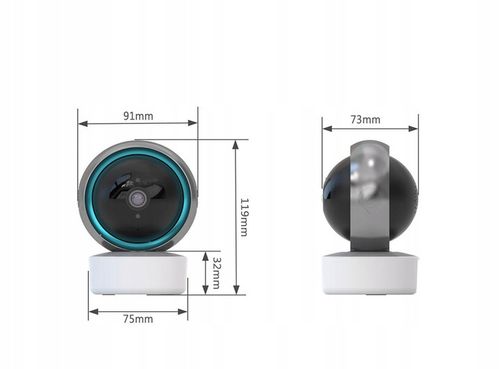 KAMERA OBROTOWA DOMOWA WEWNĘTRZNA NIANIA ELEKTRONICZNA WIFI NOC FULL na Arena.pl