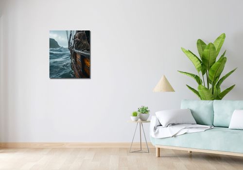 Obraz 50x60cm Statek na Falach na Arena.pl