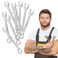 Klucz płasko-oczkowy 10 mm (10x) ZESTAW UNIWERSALNY