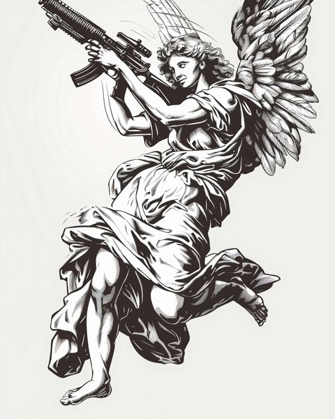 Plakat 40x50cm Anioł Wojny zdjęcie 1