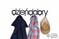 Dzień dobry #2 | Wieszak na ubrania | 60cm | Nowoczesny Design