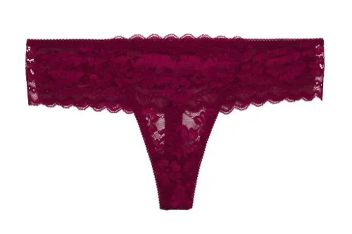 Majtki Stringi figi damskie bawełna koronkowe 6pak na Arena.pl