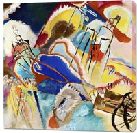 Obraz 100x100cm Improvisation No. 30,  Wassily Kandinsky Vintage