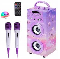 DYNASONIC BLUETOOTH KARAOKE Z MIKROFONEM GŁOŚNIK PREZENT DLA DZIECKA