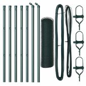 Ogrodzenie z słupkami Zielony 0.6 x 10 m Stal pokryta PCV