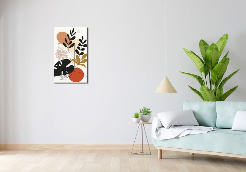 Obraz 40x70cm Zawisły Liść zdjęcie 2