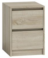 Nowoczesny Stolik Nocny 2 Szuflady 40 cm Sonoma KARGO TS - 3 Kolory