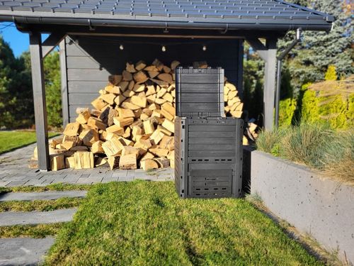 KOMPOSTOWNIK WOODY 280l -ESTETYCZNY DREWNIANY WZÓR na Arena.pl