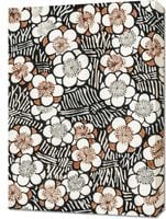 Obraz 50x70cm Floral Pattern, Bijutsukai Japoński Vintage