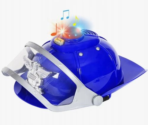 KASK POLICYJNY Z EFEKTAMI DŹWIĘKOWYMI ŚWIETLNYMI HEŁM MAŁY POLICJANT na Arena.pl