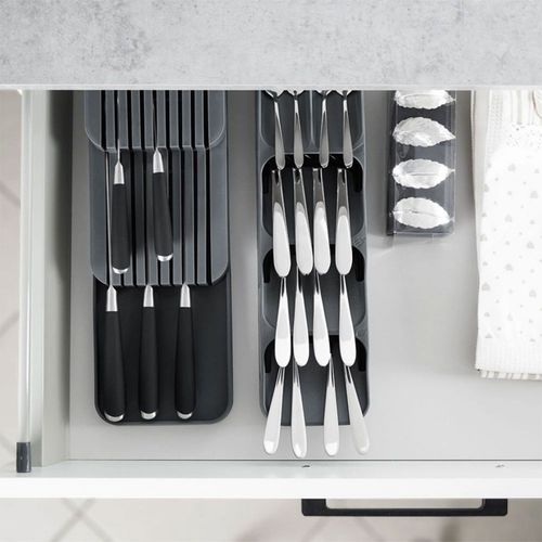 organizer pojemnik wkład na sztućce do szuflady szary 229010-s na Arena.pl
