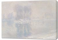 Obraz 100x70cm Ice Floes, Monet Vintage do Salonu
