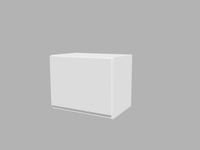 Szafka górna 45 cm nadstawka, podchwyt biały połysk, mat, kolory SIMPLE