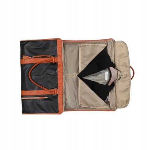 Modna duża torba podróżna ze skóry PU, wygodna torba podróżna na ubrania na Arena.pl