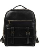 Czarny skórzany plecak vintage miejski A4 Canaletto P450s163gr