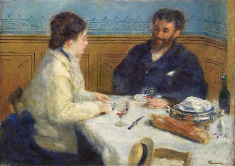 Luncheon , Pierre-Auguste Renoir - plakat 70x50 cm zdjęcie 1