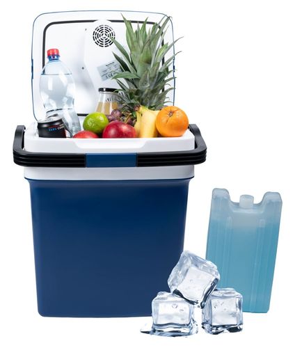 Lodówka turystyczna USB 29l niebieska z wyświetlaczem + wkład gratis na Arena.pl