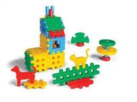 Klocki konstrukcyjne May domek 31el worek 00987