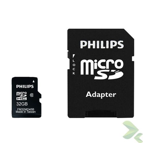 Philips Karta Pamięci Micro SDHC 32GB Class 10 + Adapter na Arena.pl