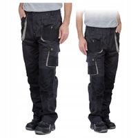 Spodnie robocze MĘSKIE monterskie do pasa mocne szwy 46