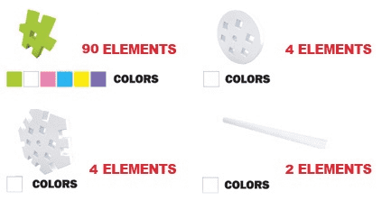 Klocki Meli Constructor Girls (100 sztuk) na Arena.pl