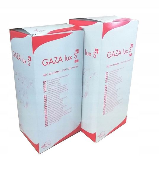 Gaza opatrunkowa miękka delikatna chłonna LUX S 17N 1m2 jałowa a'25 zdjęcie 3