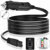 12V 24V KABEL PRZEWÓD DO LODÓWKI TURYSTYCZNEJ 3 METRY MIEDŹ MOCNY SOLIDNY