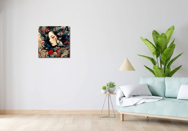 Obraz 50x50cm Szeptucha w Ogrodzie zdjęcie 2