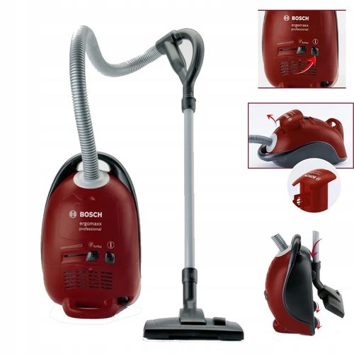 BOSCH ODKURZACZ DLA DZIECI CZERWONY Z DŹWIĘKIEM 30 CM KLEIN na Arena.pl